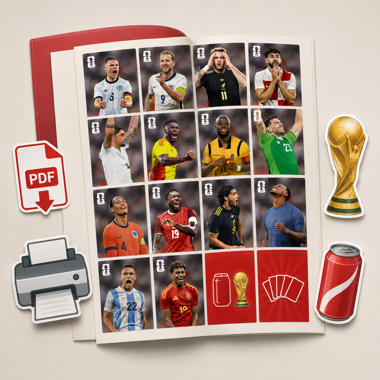 Figurinhas Coca-Cola