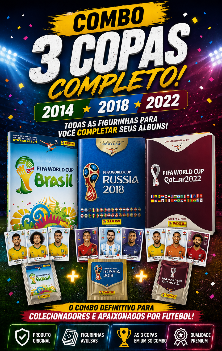 Combo Histórico 2022-2018 e 2014